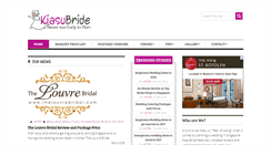 Desktop Screenshot of kiasubride.com